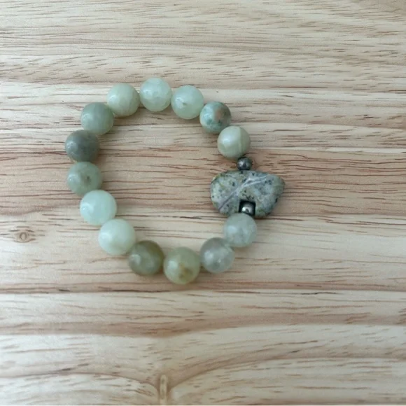 Handmade Green Amazonite Beaded Children’s Bracelet