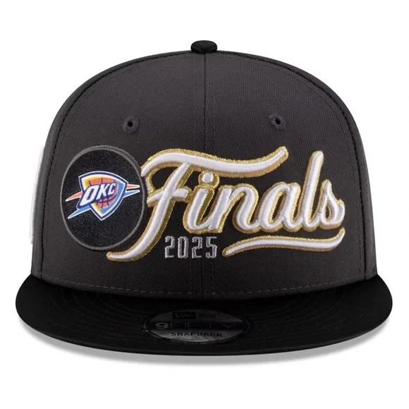 Oklahoma City Thunder New Era 2025 Western Champions 9FIFTY Snapback Hat