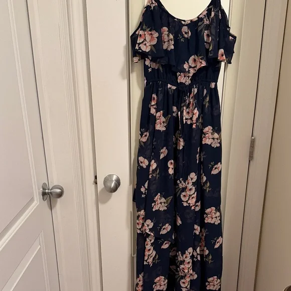 Abercrombie & Fitch Navy Floral Maxi Dress