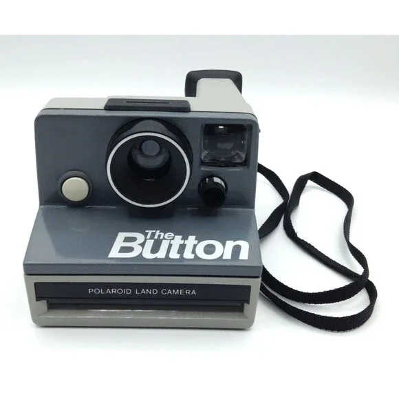 Vintage Polaroid The Button Land Camera Instant Film Retro Photography Untested