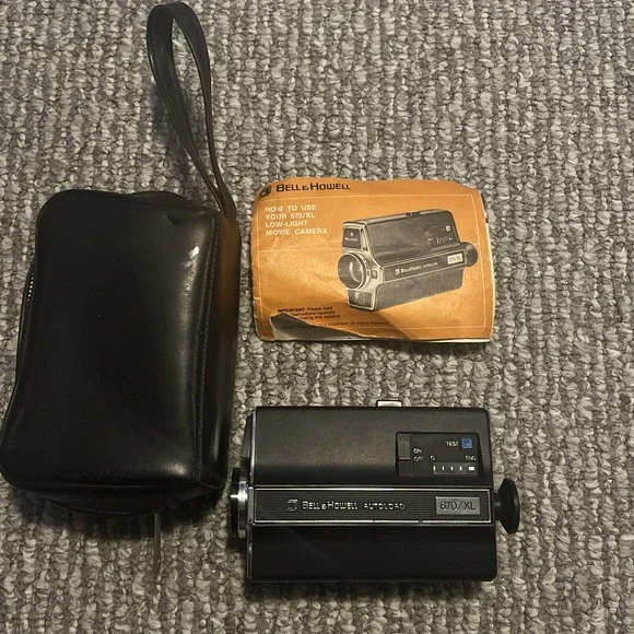 Vintage Bell & Howell 670/XL‎ Autoload Super 8 Film Handheld Camera Parts/Repair