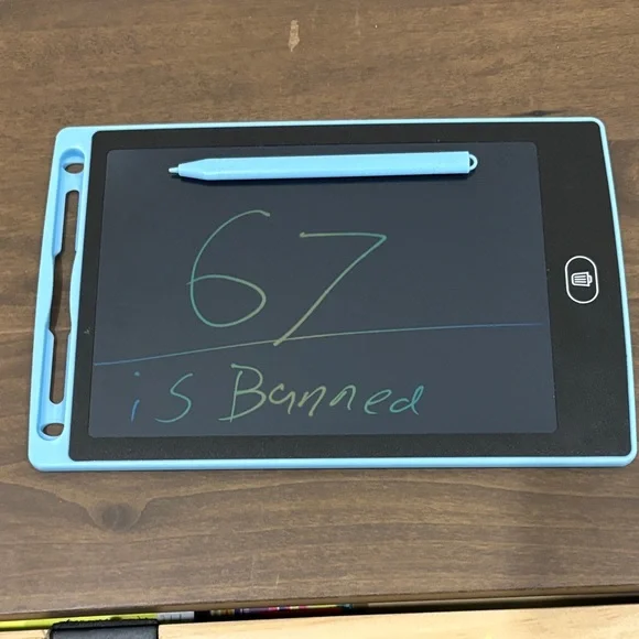 Blue LCD Writing Tablet with Stylus