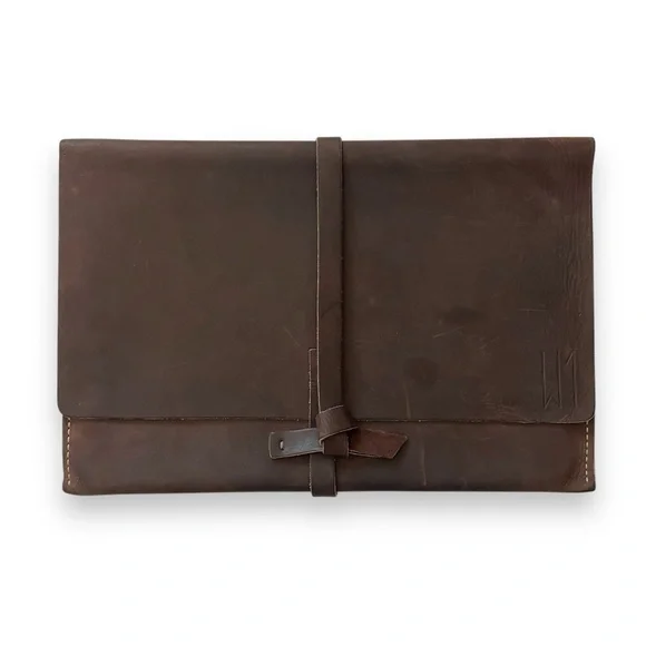 Waltzing Matilda Leather Laptop Case