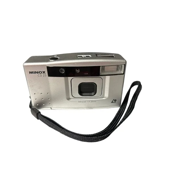 Minox CD 25 Silver APS Film Point & Shoot Camera works‎