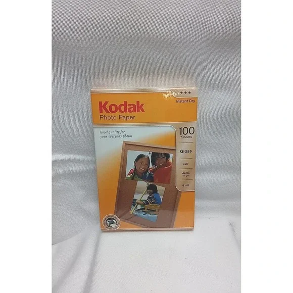 Kodak Photo Paper Gloss 100 Sheets 4X6