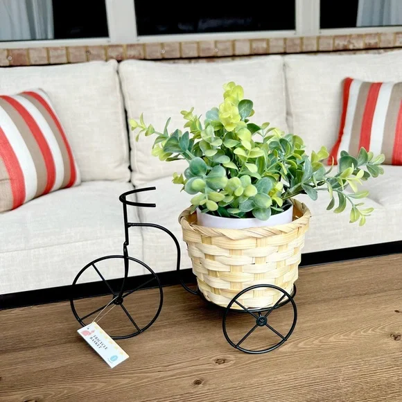 Target Tricycle Woven Basket Planter