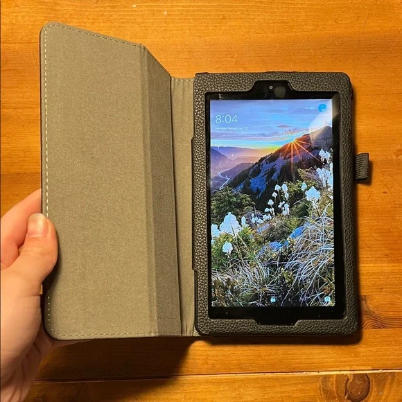 Amazon Fire With Case