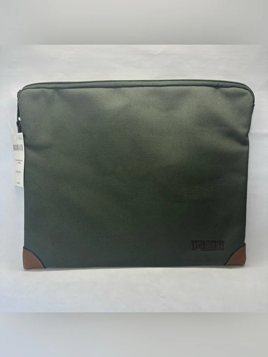 New Duluth Trading Co Fire Hose XL Parts Bag Olive Canvas Utility Pouch NWT