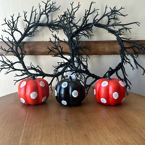 New target foam polka dot pumpkins (3)