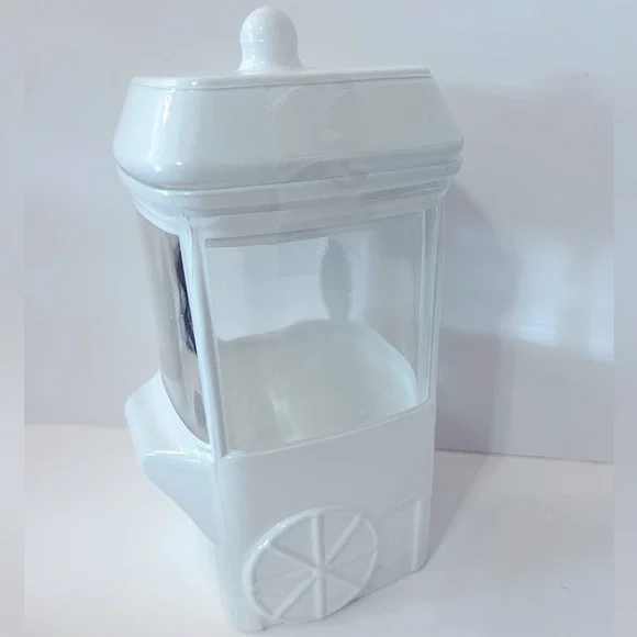 Target 🎯 White Novelty Cart Vessel