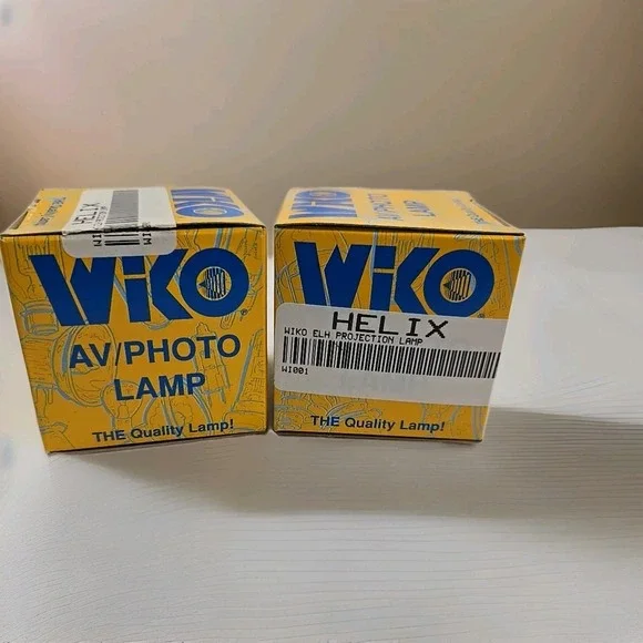 Lot of 2 - Wiko ELH‎ 120V 300W Projector Bulbs (5860)