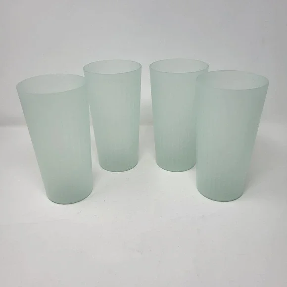4 Target Tumblers Plastic 24 Oz. Light‎ Mint Green Indoor Outdoor Picnic Camping