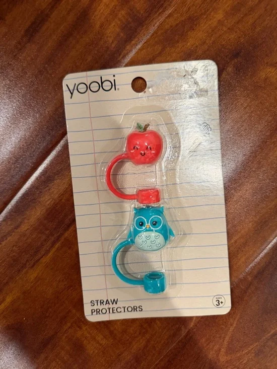 Target Bullseye Back to School Straw Toppers