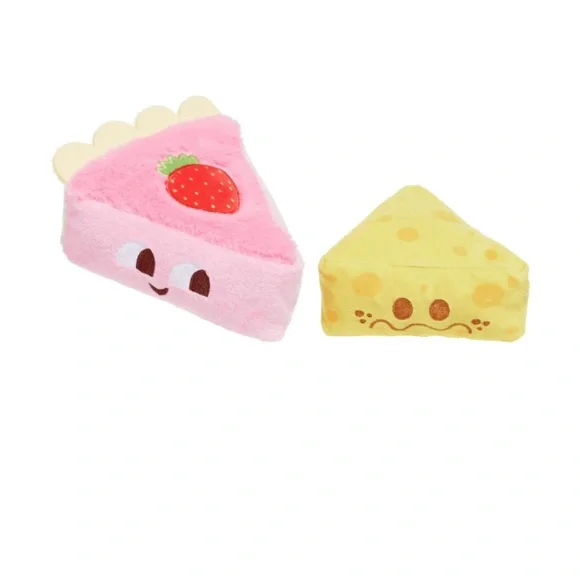 Bark Straw Betty Cheesecake dog toy