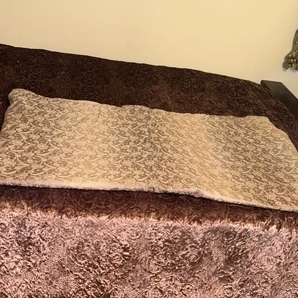 Luxurious Cream and Brown Comforter Set