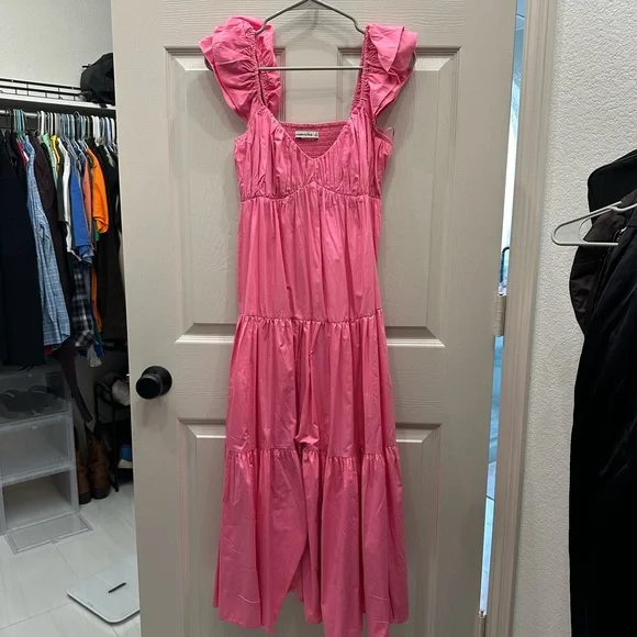 Abercrombie & Fitch Pink Maxi Dress