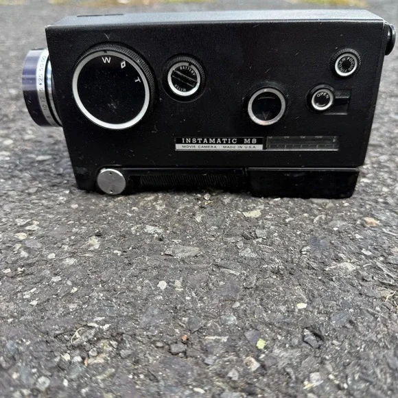 Kodak Instamatic M8 Movie‎ Camera Zoom Lens Untested No Handle