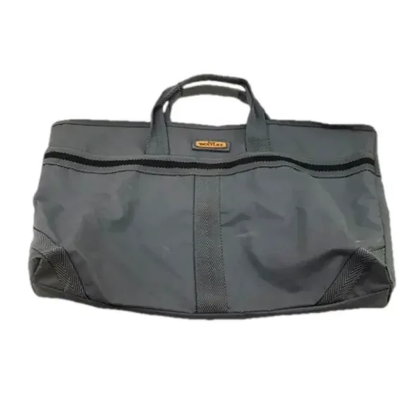 SIR BENTLEY—Vintage—Large Gray Lightweight Foldable Tote Bag 18 1/2” x 12”