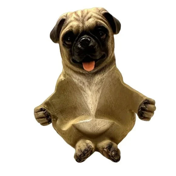 Pug Puppy Ceramic Figurine HD4553 Sku 2556