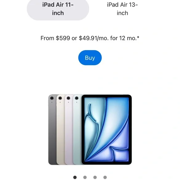Apple iPad Air 11-inch - Multiple Colors