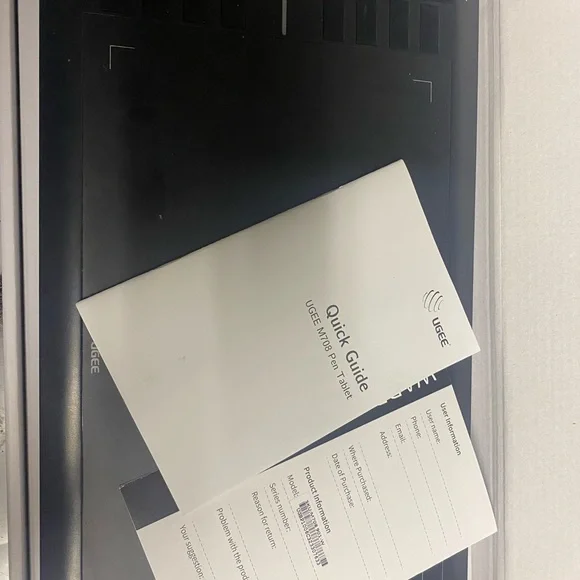 UGEE Drawing Tablet with Quick Guide