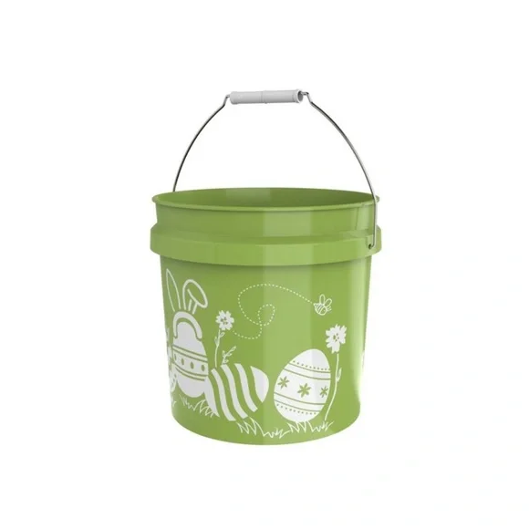 New Target 2gal Bucket Easter Flowers Green