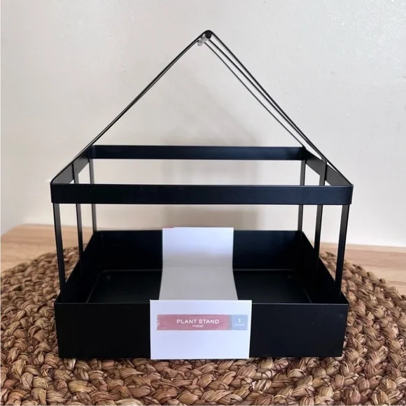 Target Bullseye Boho Black Wire House Plant Stand