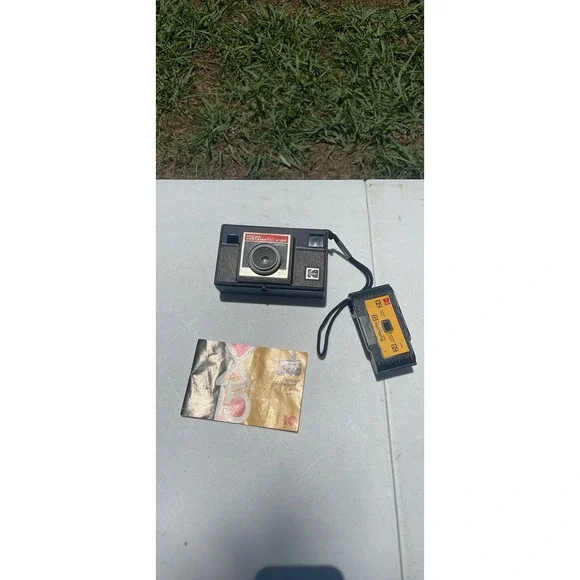 Vintage Kodak Instamatic X-15F 126 Film Camera Film And Instructions