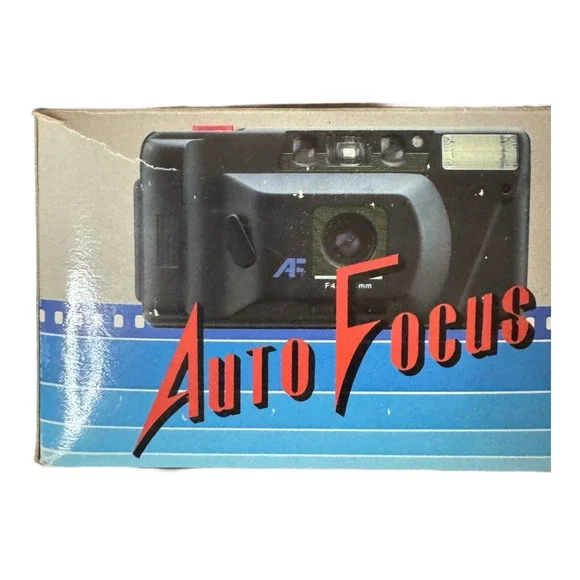 NIB Vintage 35mm Film Camera Exxus FF Auto‎ Focus Point & Shoot New In Box