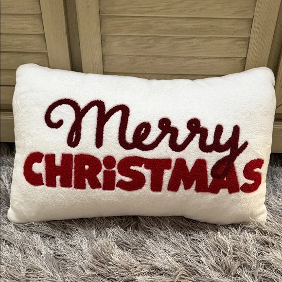 Target Holiday Pillow - Red and White