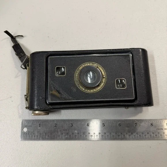 Vintage Eastman Kodak Jiffy Kodak Series II Folding Camera Twindar Lens Art Deco