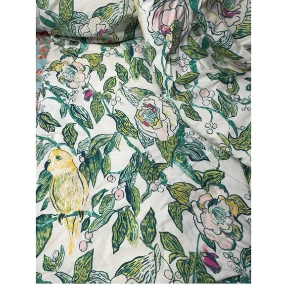 opalhouse jungalow canary tropical bird comforter Twin Reversible Retired Rare‎