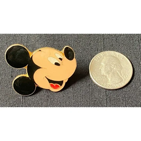 1980's Mickey Mouse Head Cosrich Pin