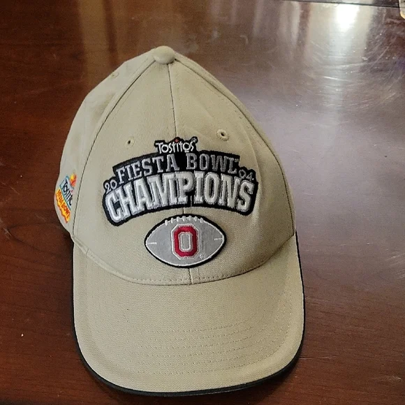 Fiesta Bowl Champions Tan Cap Nike 2004 Ohio State