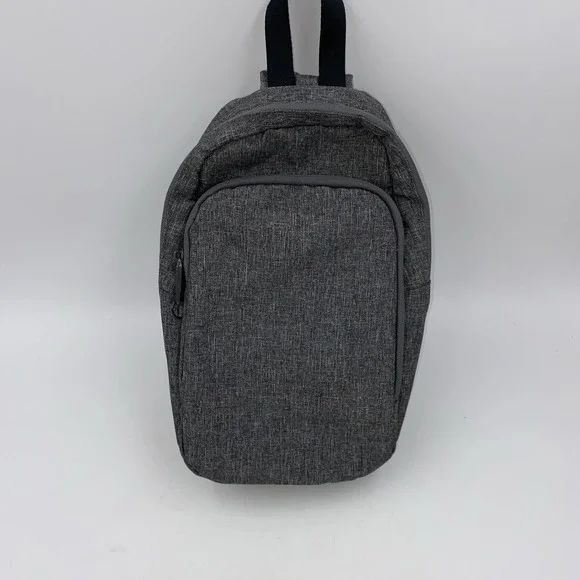 Gray Shoulder Travel Bag Men's Ladies Light Cross Body Adjustable Security Clips