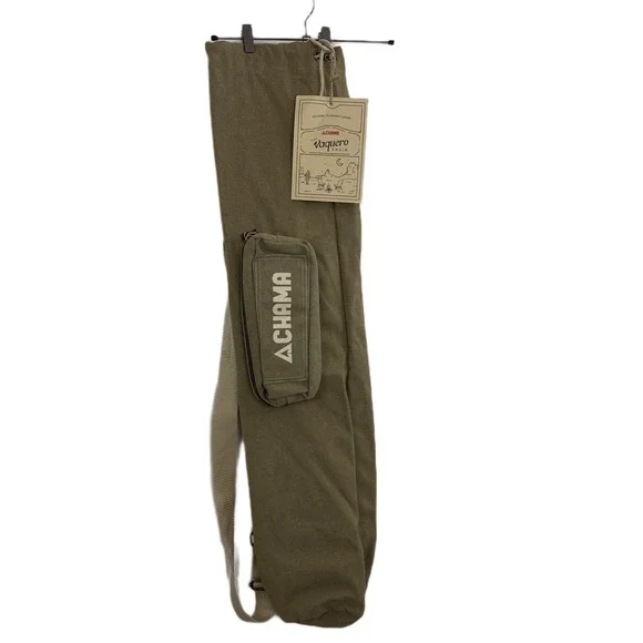 CHAMA Vaquero Chair CARRYING BAG Shoulder Strap Tan Zip Pocket Canvas