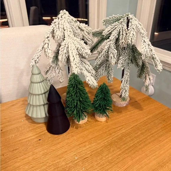 Target Festive Green and Black Holiday Tree Set holiday