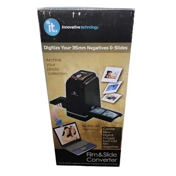 Innovative‎ Technology Film & Slide Converter 35mm Negatives Scanner USB