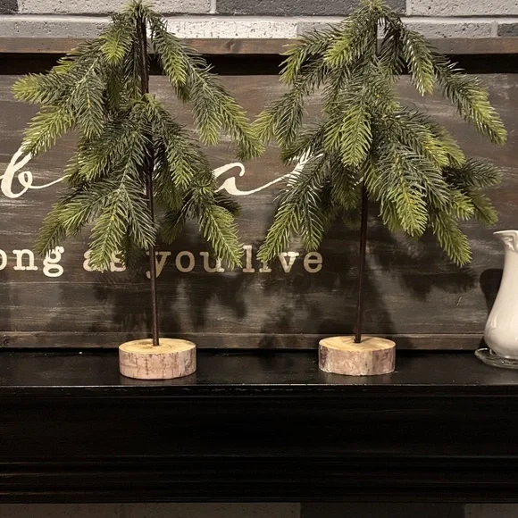 Green Pine Target Bullseye Christmas decoration.
