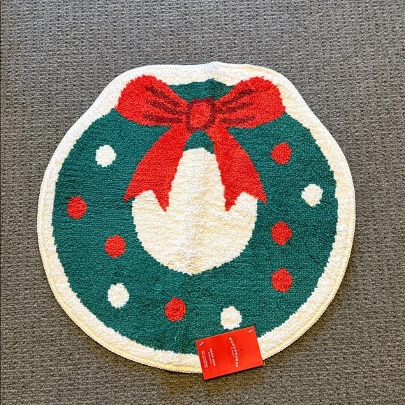 🆕 TARGET | Wondershop 21” round wreath Rug non skid