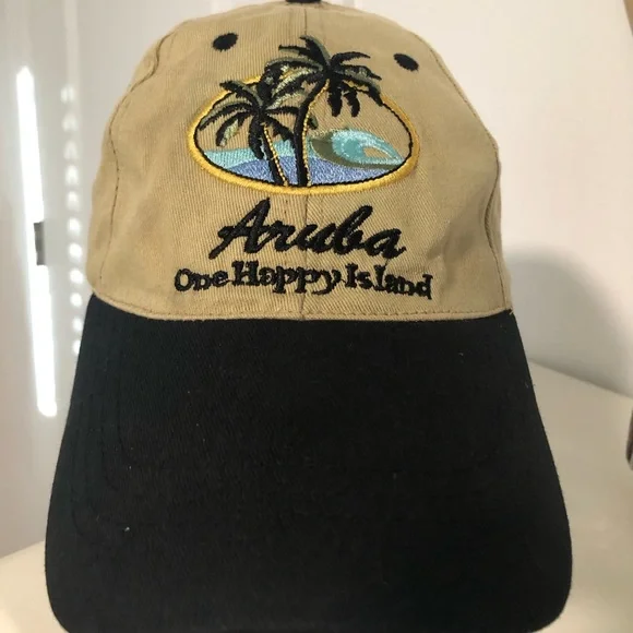 Aruba Tan And Black Ball Cap