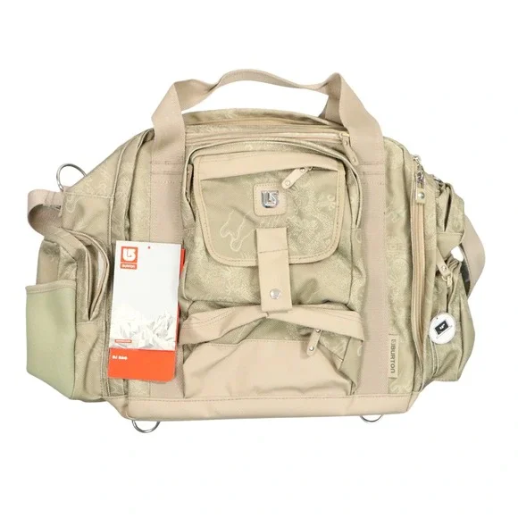 Burton DJ Bag Gear Travel Mens OS Tan Dragon Print Y2K Vintage Laptop Padded New