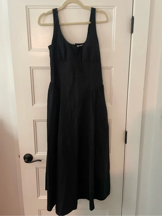 Abercrombie & Fitch Black Sleeveless Maxi Dress