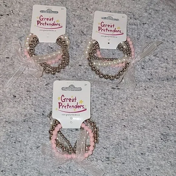 🏅FREE w BUNDLE Great Pretenders Bracelet Set Girls Fun Dress Up Jewelry