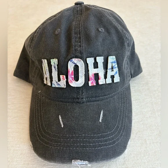 Aloha Black Party Cap