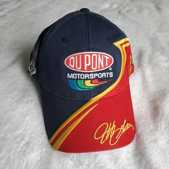 Jeff Gordon Bugs Bunny Hat Looney Tunes NASCAR Vintage Snapback All Over Du Pont