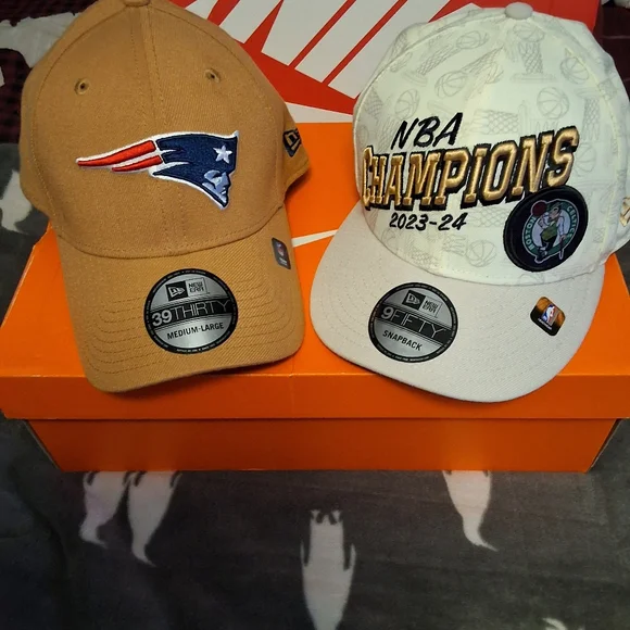 Pair Of Boston. Hats