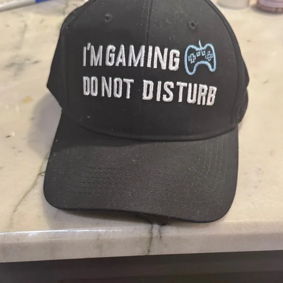 Black Gaming Cap - Do Not Disturb gaming hat