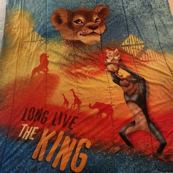 Disney The Lion King Microfiber Twin Comforter Only - Long Live The King‎ Simba