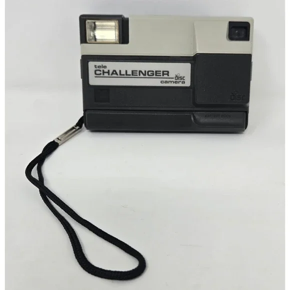 Kodak Tele-Challenger Disc Camera with Roll of Film (6 Pictures Used) Works